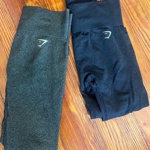 2 pairs of Gymshark Vital Seamless size medium